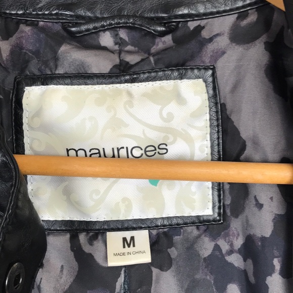 Faux leather jacket size M - Picture 2 of 6